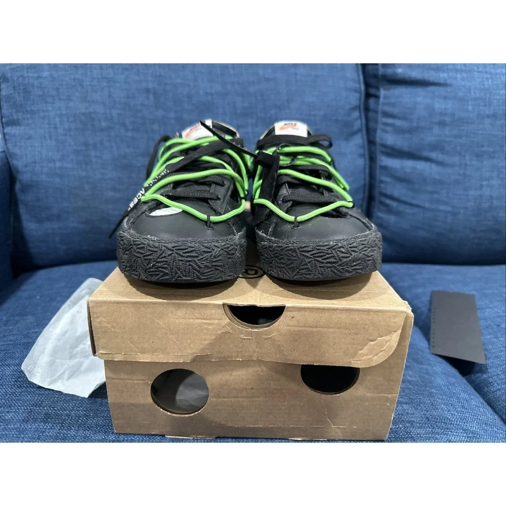 Off-White x Nike Blazer Low Black-Brand Size 8.5